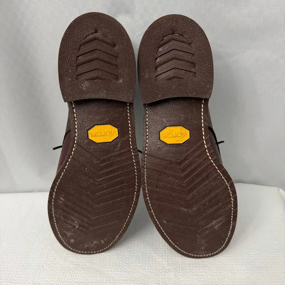 Chippewa & L.L. Bean Shoes Mens 10 EE Cordovan Oxblood Oxford Vibram Leather